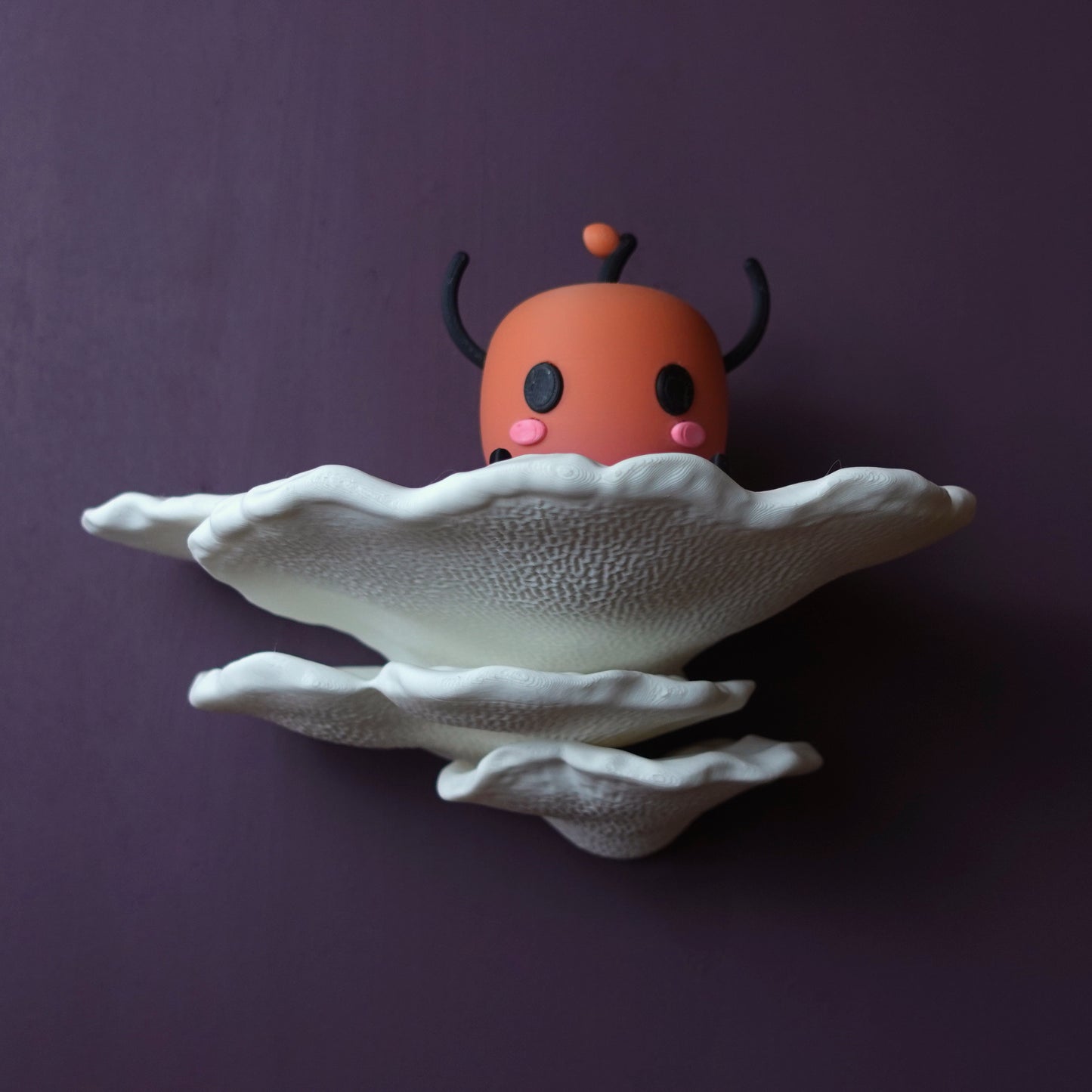 Gibbosa Mushroom wall shelf